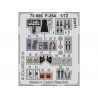 Eduard photodecoupe avion 73666 Am&eacute;lioration F-35A Academy 1/72