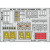 EDUARD photodecoupe avion FE983 Harnais m&eacute;tal F-4B Academy 1/48