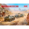 Icm maquette militaire DS72201 D&eacute;fil&eacute; afghan (1979-1989) (URAL-375D, URAL-375A, ATZ-5-375, BTR-60PB) 1/72
