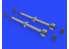 Eduard kit d'amelioration brassin 632133 Armement AIM-120C AMRAAM 1/32