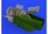Eduard kit d'amelioration avion brassin 648464 Focke Wulf Fw 190A-8 Moteur &amp; Fuselage guns Eduard 1/48