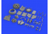 Eduard kit d'amelioration avion brassin 648464 Focke Wulf Fw 190A-8 Moteur &amp; Fuselage guns Eduard 1/48
