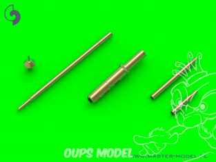 Master Model AM-144-026 Tube pitot MiG-15 canons et base d'antenne 1/144