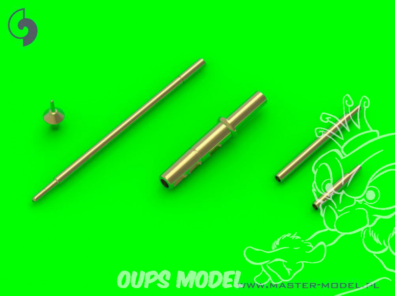Master Model AM-144-026 Tube pitot MiG-15 canons et base d'antenne 1/144
