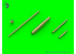 Master Model AM-144-026 Tube pitot MiG-15 canons et base d'antenne 1/144