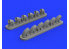 Eduard kit d'amelioration brassin 632135 Pipes d'échappement P-40E Hasegawa 1/32