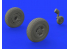 Eduard kit d'amelioration avion brassin 648469 Roues Spitfire Mk.XIV 3 branches Airfix 1/48