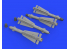 Eduard kit d'amelioration brassin 632134 Armement AIM-4D 1/32
