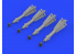 Eduard kit d'amelioration brassin 632134 Armement AIM-4D 1/32