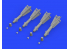 Eduard kit d'amelioration brassin 632134 Armement AIM-4D 1/32