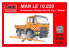 CMK kit resine 8056 MAN LE 10.220 Remorqueur d'avions militaires de la Bundeswehr avec Attelage 1/35