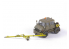 CMK kit resine 8055 Unimog U406 DoKa Remorqueur d'avions militaires de la Bundeswehr avec Attelage 1/35
