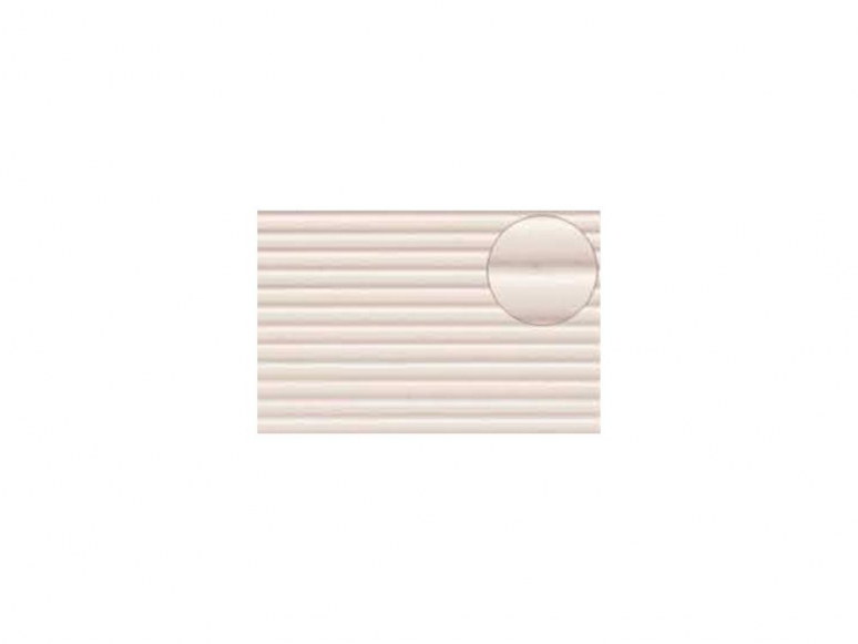 Slaters 437 Feuille de polystyrène imitation ondulé blanc 7mm d'épaisseur