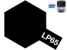 Peinture laque couleur Tamiya LP-65 Noir Caoutchouc 10ml