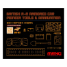Meng maquette voiture SPS-067 Accersoires pour Rolls-Royce Blind&eacute;e 1/35