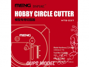 MENG MTS-037 Obtenez un cercle parfait en une fois Cutter circulaire