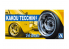 Aoshima maquette voiture 53232 Jantes Kakou Tecchin Typz-1 14" et pneus 1/24