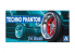 Aoshima maquette voiture 53249 Jantes Techno Phantom 14" et pneus 1/24