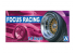 Aoshima maquette voiture 53744 Jantes Focus Racing 14" et pneus 1/24