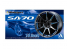 Aoshima maquette voiture 54635 Jantes WadsSport SA-70 18" et pneus 1/24