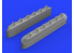 Eduard kit d'amelioration avion brassin 648486 Pipes d'échappement avec carrenages P-51D Eduard 1/48