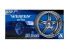 Aoshima maquette voiture 53843 Jantes SSR Werfen GT-03 20" et pneus 1/24