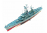 Atlantis maquette Espace H352 USS Forrest Sherman Destroyer 1/320