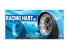 Aoshima maquette voiture 53775 Jantes Racing Hart (4H) 14" et pneus 1/24