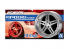 Aoshima maquette voiture 52440 Jantes Work Gnosis GS2 19" et pneus 1/24