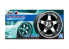 Aoshima maquette voiture 52532 Jantes SSR Professor SP1 19" et pneus 1/24
