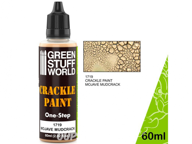 Green Stuff 501780 Peinture Craquelure - Mojave Mudcrack 60ml