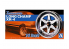 Aoshima maquette voiture 52570 Jantes Long champ XR-4 14" et pneus 1/24