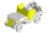 Dragon maquette militaire 6727 Jeep 4x4 blindé 1/4 tonne avec mitrailleuse / .50 cal (3 en 1) 1/35