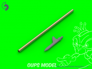Master Model AM-48-156 Pitot Tube U.S. Sonde de type Shark-fin 1/48