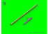 Master Model AM-72-146 Tube de Pitot U.S. Sonde de type Shark-fin 1/72