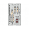 EDUARD photodecoupe avion FE1021 Harnais m&eacute;tal P-51D Eduard 1/48