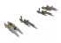 Cmk kit d'amelioration Q72348 IAF Fouga Magister (et autres avions) rocket IMI 80 mm non guidées pour kit special hobby 1/72