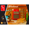 AMT maquette voiture PP015 Weekend Wrenchin Garage Set d&rsquo;accessoires set 1 1/25