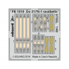 EDUARD photodecoupe avion FE1019 Harnais m&eacute;tal Dornier Do 217N-1 Icm 1/48
