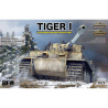 Rye Field Model maquette militaire 5025 Tigre I D&eacute;but de production int&eacute;rieur complet - parties transparentes 1/35