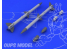 Eduard kit d&amp;39amelioration avion brassin 648084 AIM120 A/B AMRAAM 1/48