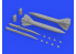 Eduard kit d'amelioration avion brassin 648501 Missiles Kh-23M 1/48
