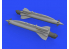 Eduard kit d'amelioration avion brassin 648501 Missiles Kh-23M 1/48