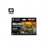 Vallejo Set Wargames Color Series 70223 WWIII Arm&eacute;e et infanterie de l'OTAN 6 pots de peintures 17ml