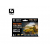 Vallejo Set Wargames Color Series 70205 WWII Blind&eacute;s Allemand 6 pots de peintures 17ml