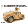 T-Model TM-7204 maquette militaire M1114 US HMMWV avec M153 System CrowsII 1/72