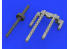 Eduard kit d'amelioration avion brassin 648516 Gun barrels Lockheed P-38 F/G Lightning Tamiya 1/48