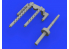 Eduard kit d'amelioration avion brassin 648516 Gun barrels Lockheed P-38 F/G Lightning Tamiya 1/48