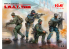 Icm maquette figurine 2401 S.W.A.T. Team (4 figures) 1/24