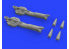 Eduard kit d'amelioration avion brassin 648519 Superchargers Lockheed P-38 F/G Lightning Tamiya 1/48